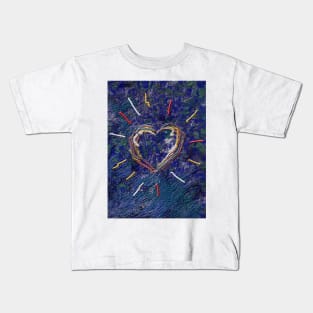 Painted heart Kids T-Shirt